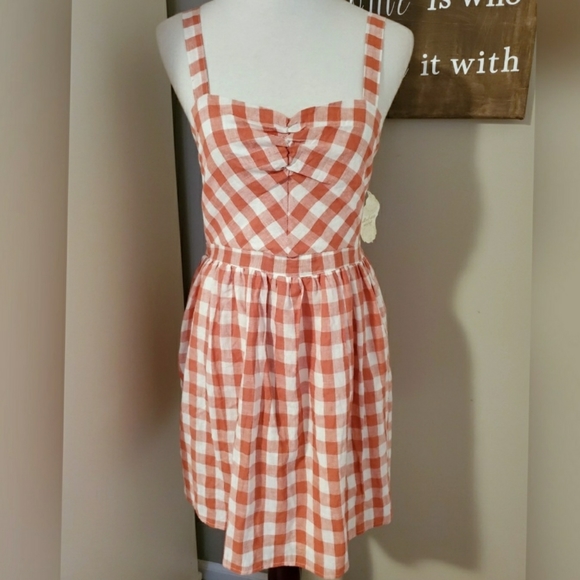 checkered sundress